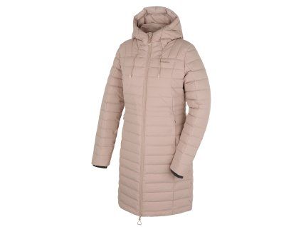 1089684 husky damsky perovy kabat daili l beige